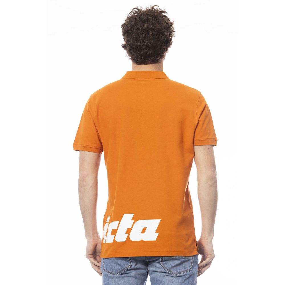 Polo Invicta en coton orange pour homme