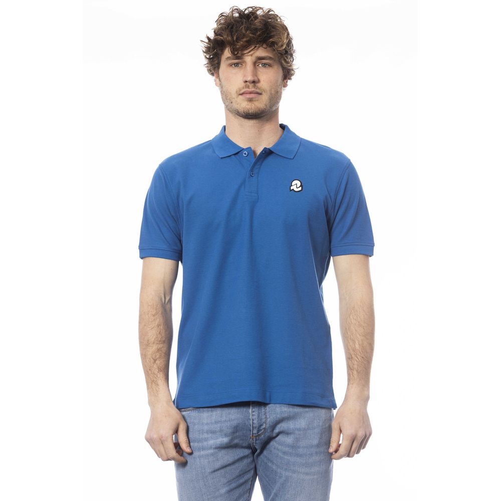 Polo Invicta bleu en coton pour homme