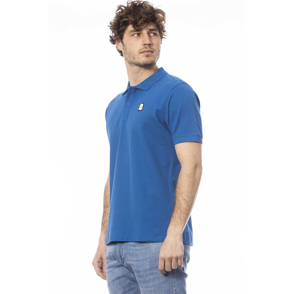 Polo Invicta bleu en coton pour homme
