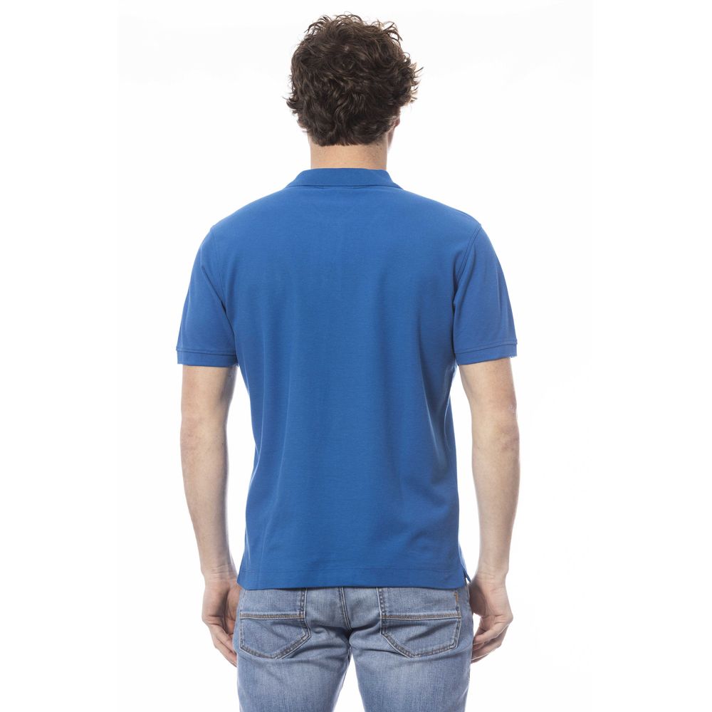 Polo Invicta bleu en coton pour homme