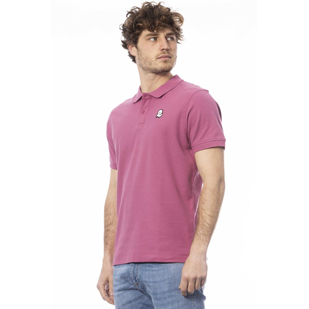 Polo Invicta en coton violet pour homme