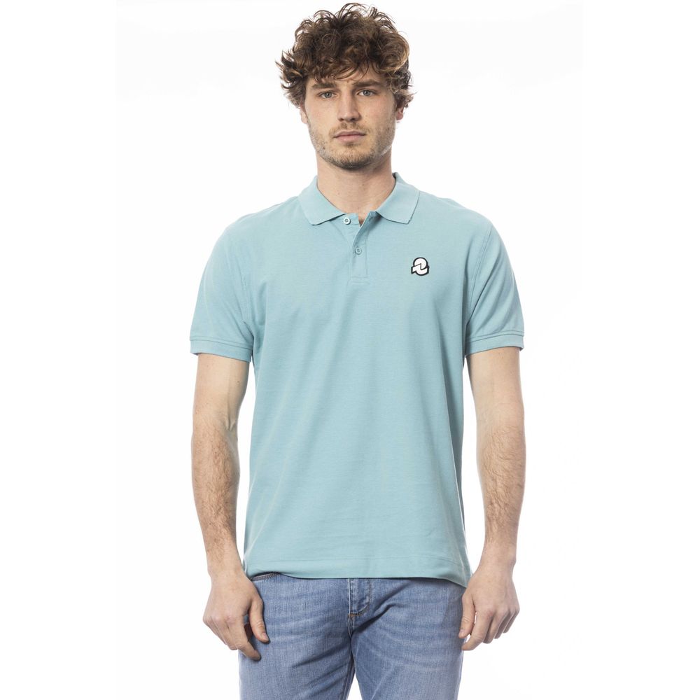 Polo Invicta bleu clair en coton pour homme