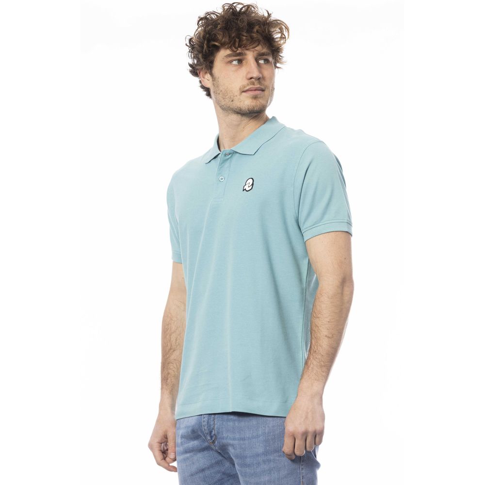 Polo Invicta bleu clair en coton pour homme