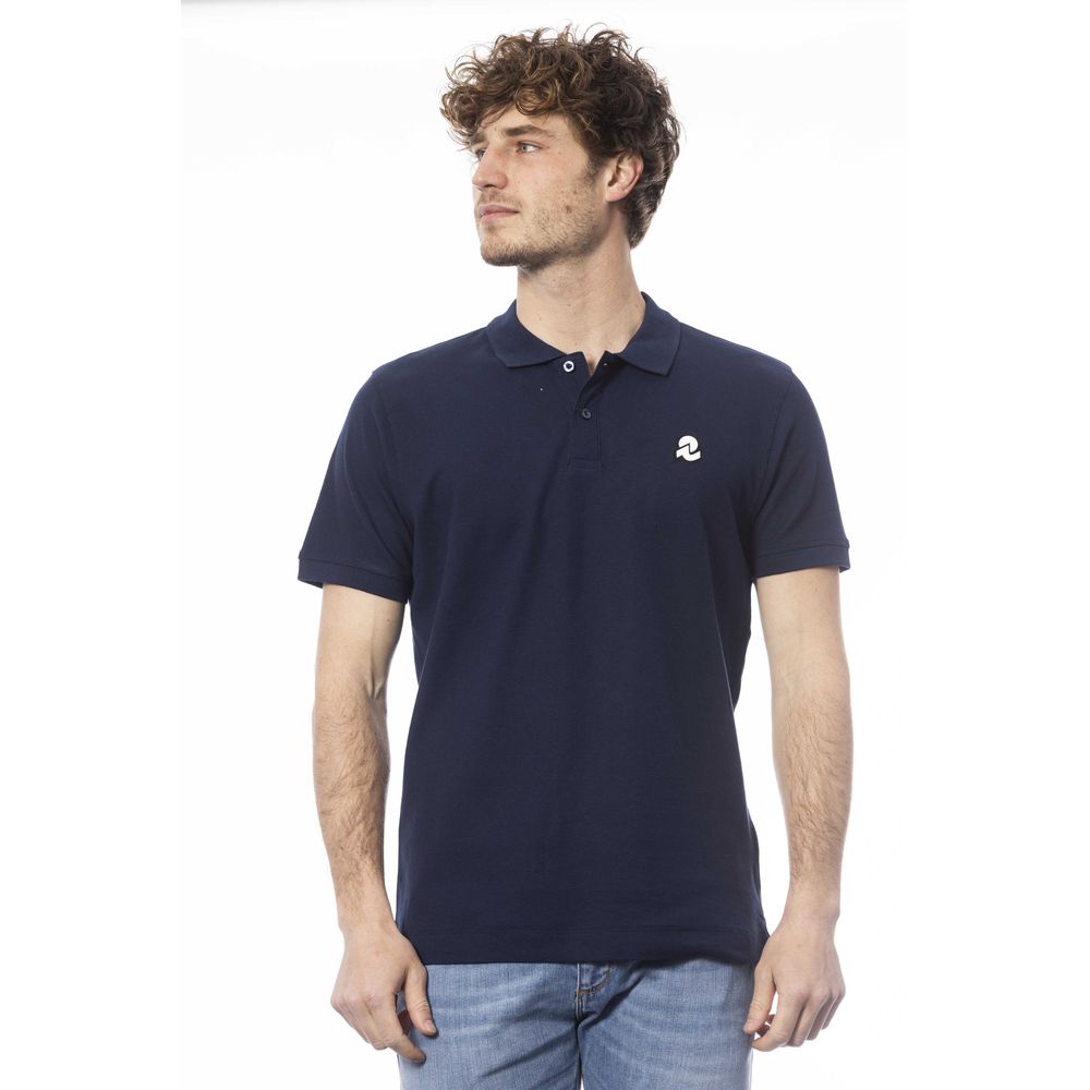 Polo Invicta bleu en coton pour homme