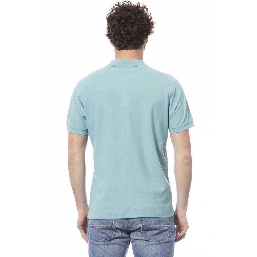 Polo Invicta bleu clair en coton pour homme