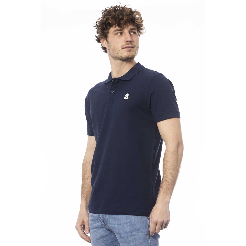 Polo Invicta bleu en coton pour homme