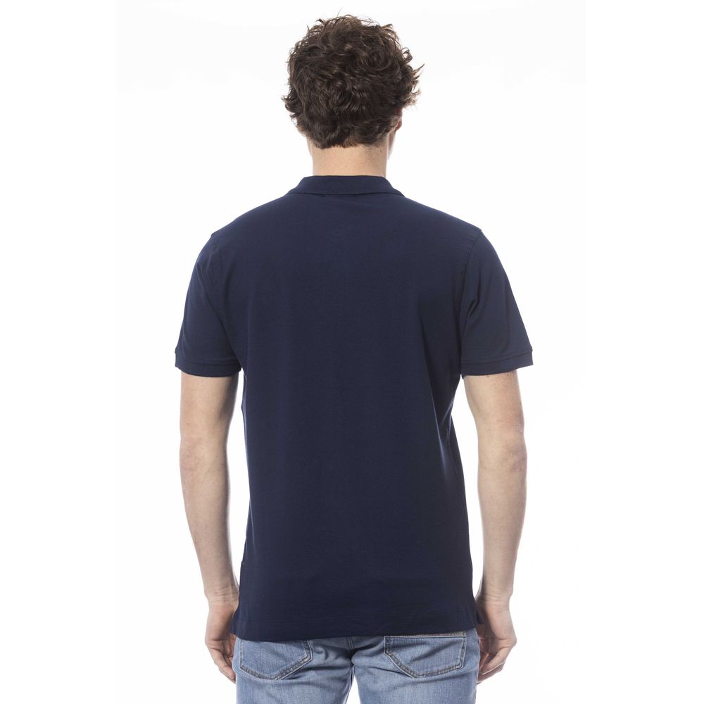 Polo Invicta bleu en coton pour homme