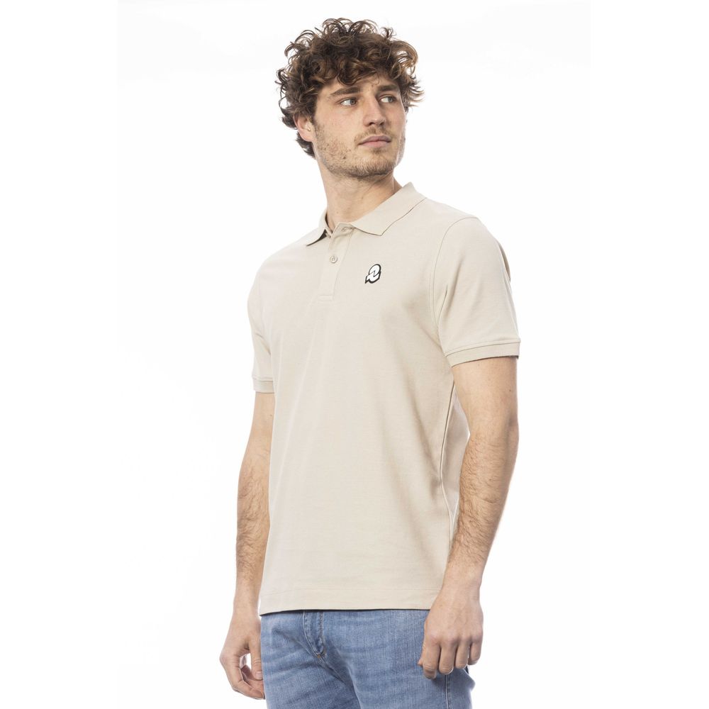 Polo Invicta beige en coton pour homme
