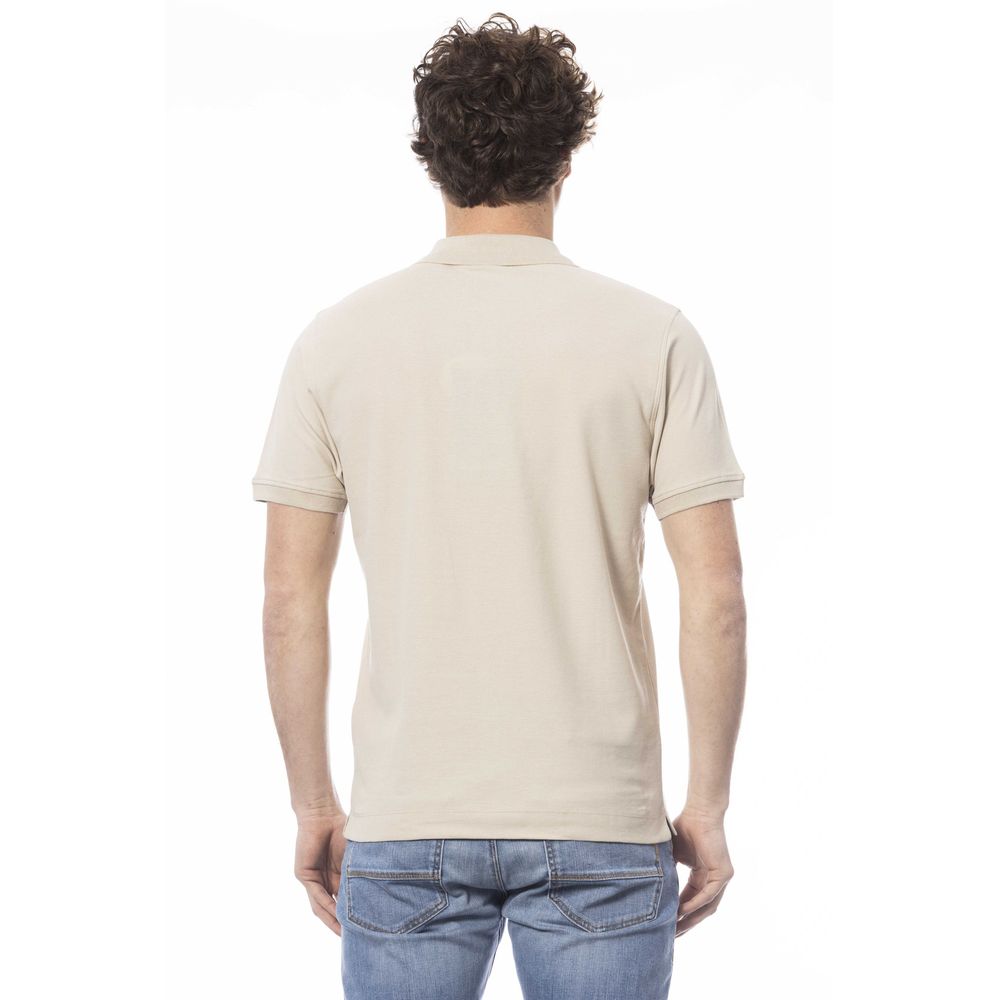 Polo Invicta beige en coton pour homme