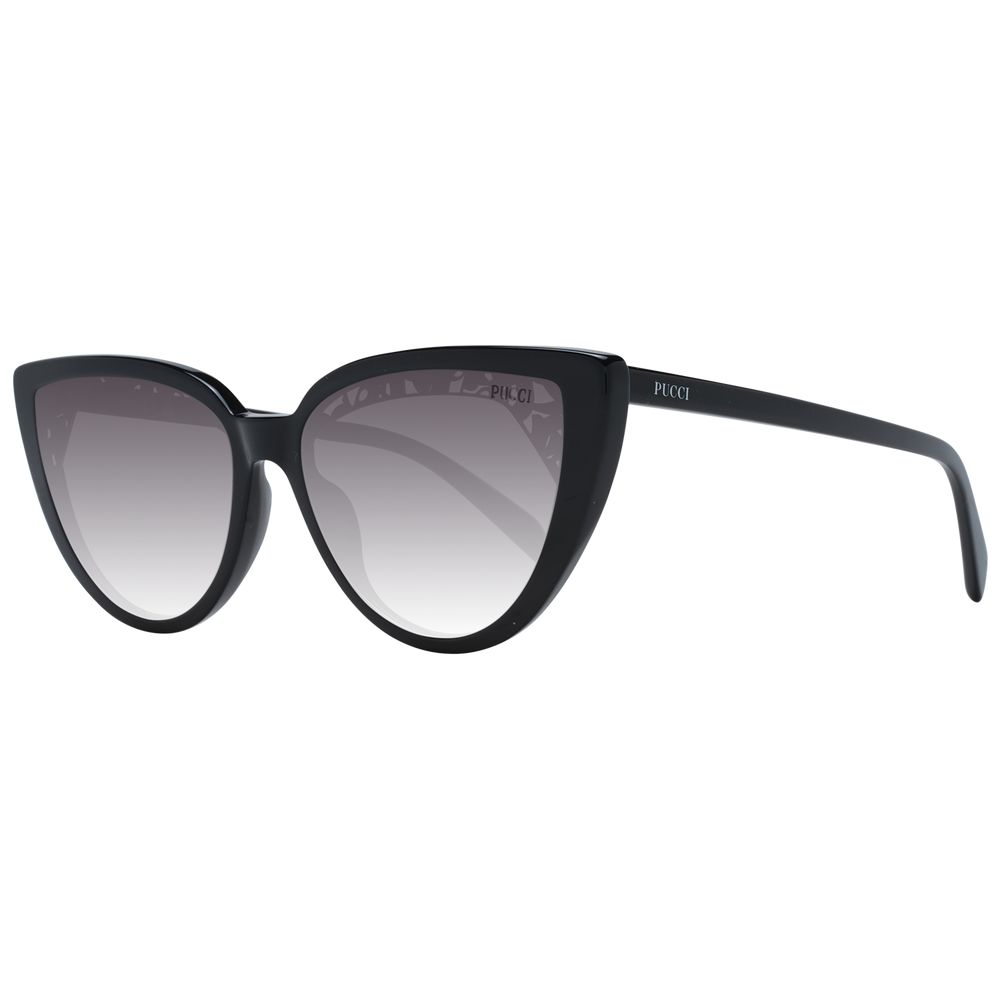 Lunettes de soleil noires pour femmes Emilio Pucci