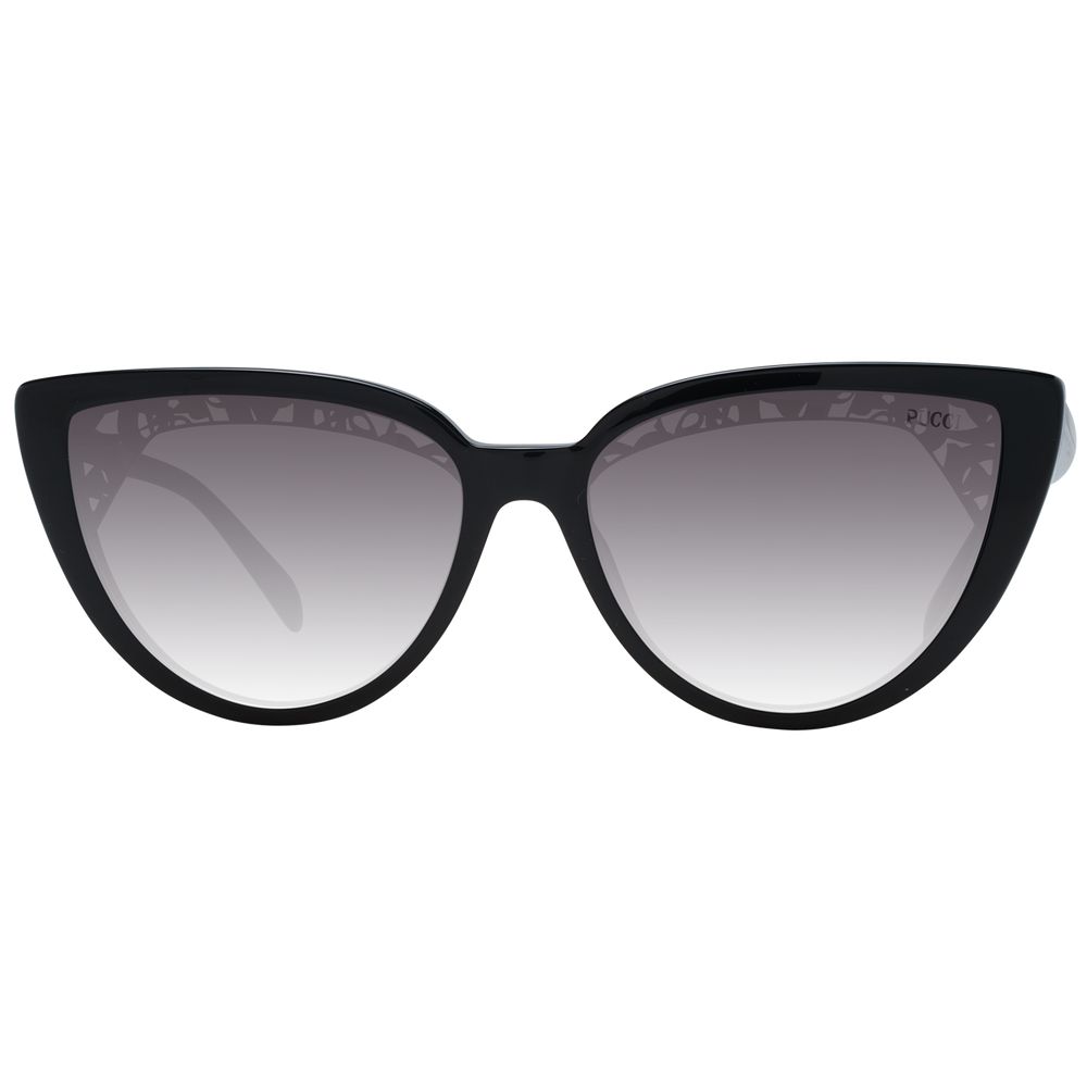 Lunettes de soleil noires pour femmes Emilio Pucci