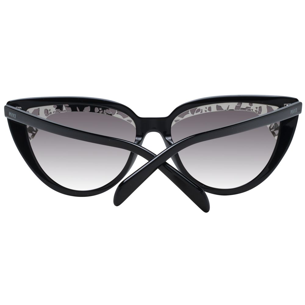 Lunettes de soleil noires pour femmes Emilio Pucci