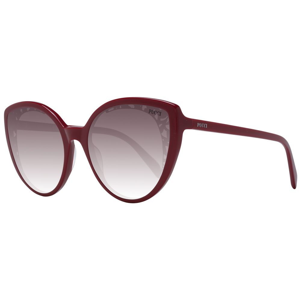 Lunettes de soleil rouges pour femmes Emilio Pucci