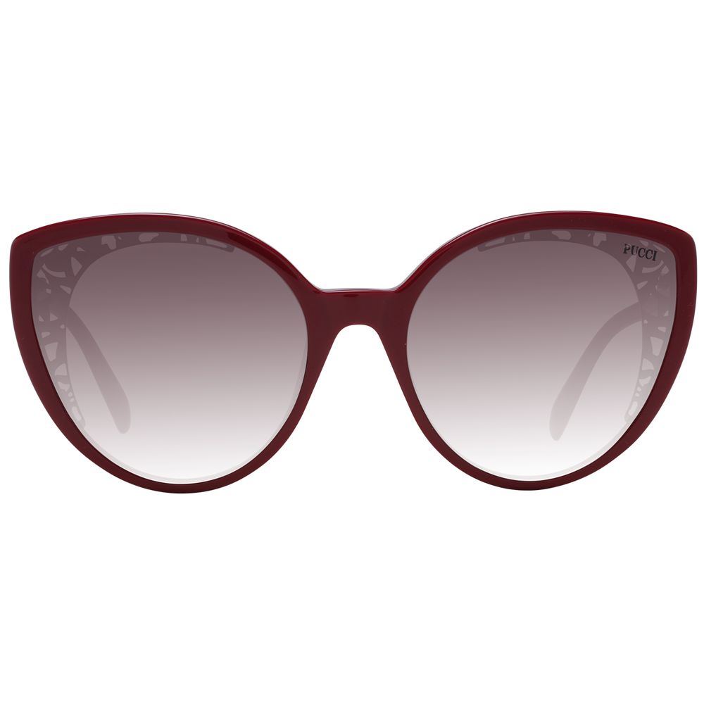 Lunettes de soleil rouges pour femmes Emilio Pucci