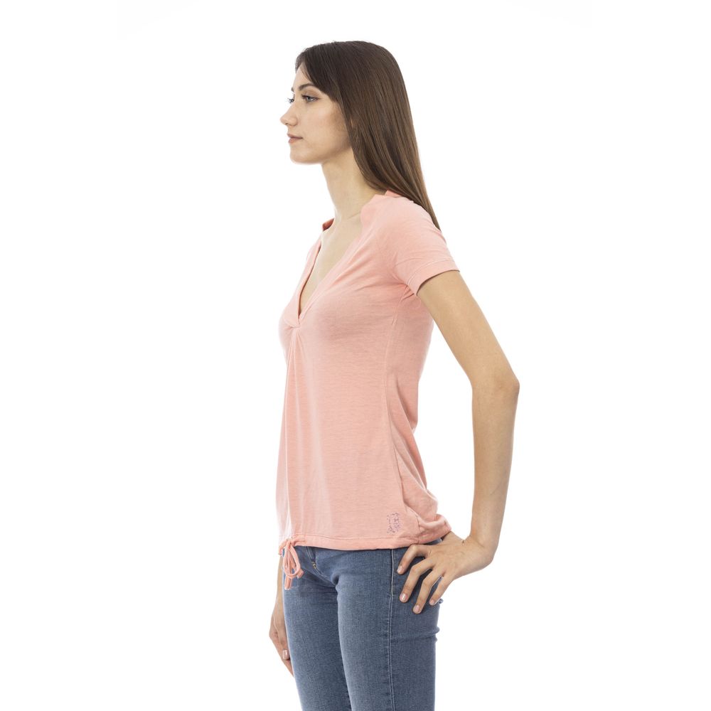 T-shirt femme Trussardi Action en coton multicolore