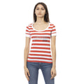 T-shirt femme Trussardi Action en coton multicolore