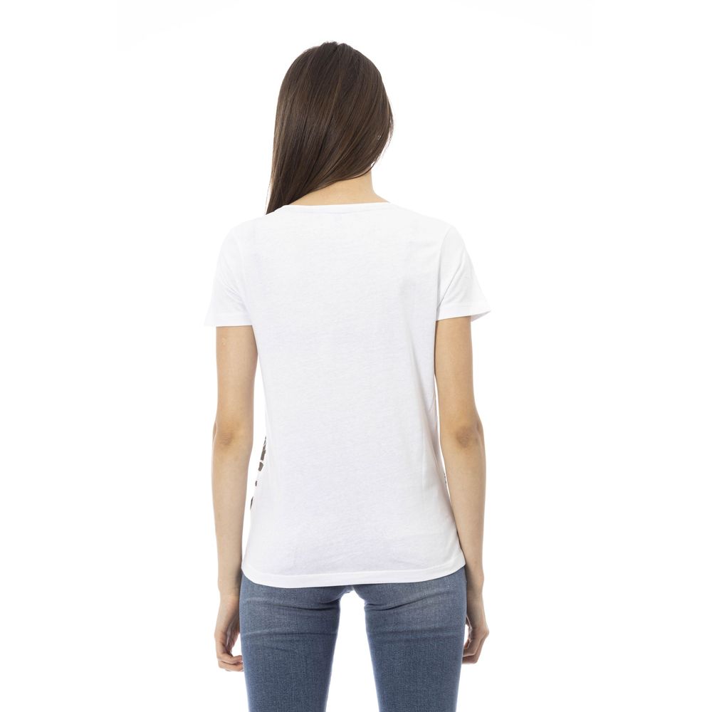 T-shirt Trussardi Action en coton blanc pour femme