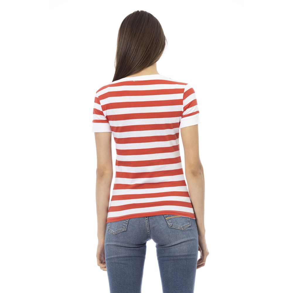 T-shirt femme Trussardi Action en coton multicolore