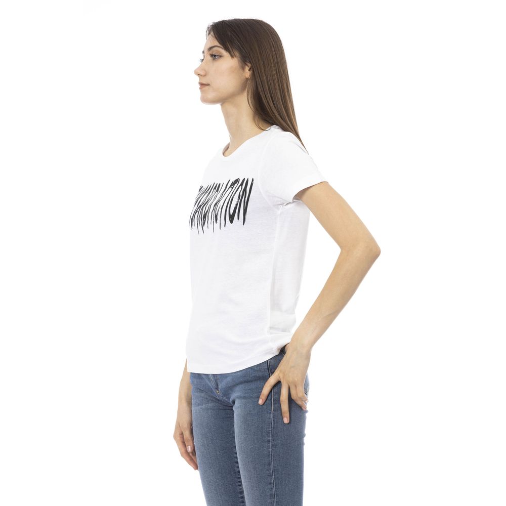 T-shirt Trussardi Action en coton blanc pour femme