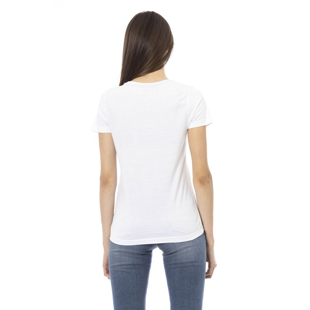 T-shirt Trussardi Action en coton blanc pour femme