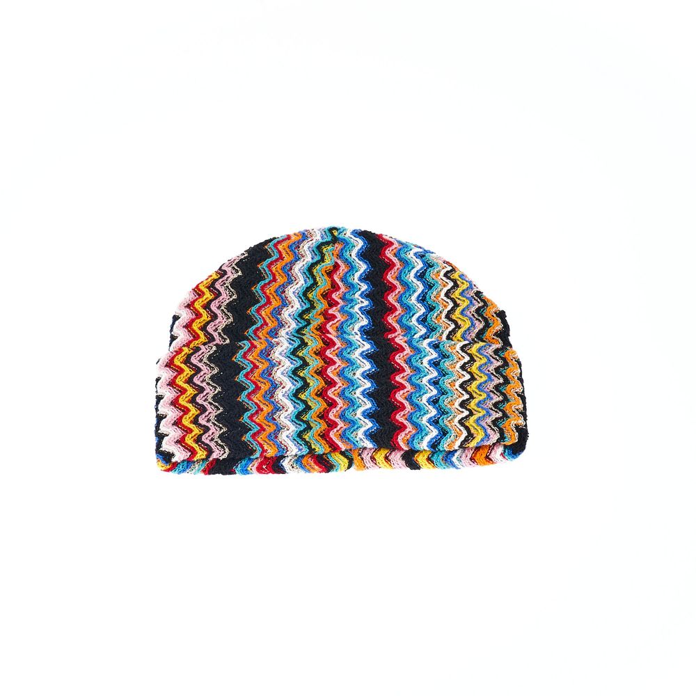 Chapeau femme en laine multicolore Missoni