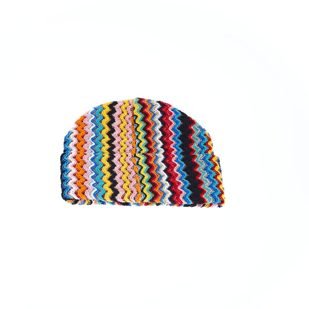 Chapeau femme en laine multicolore Missoni