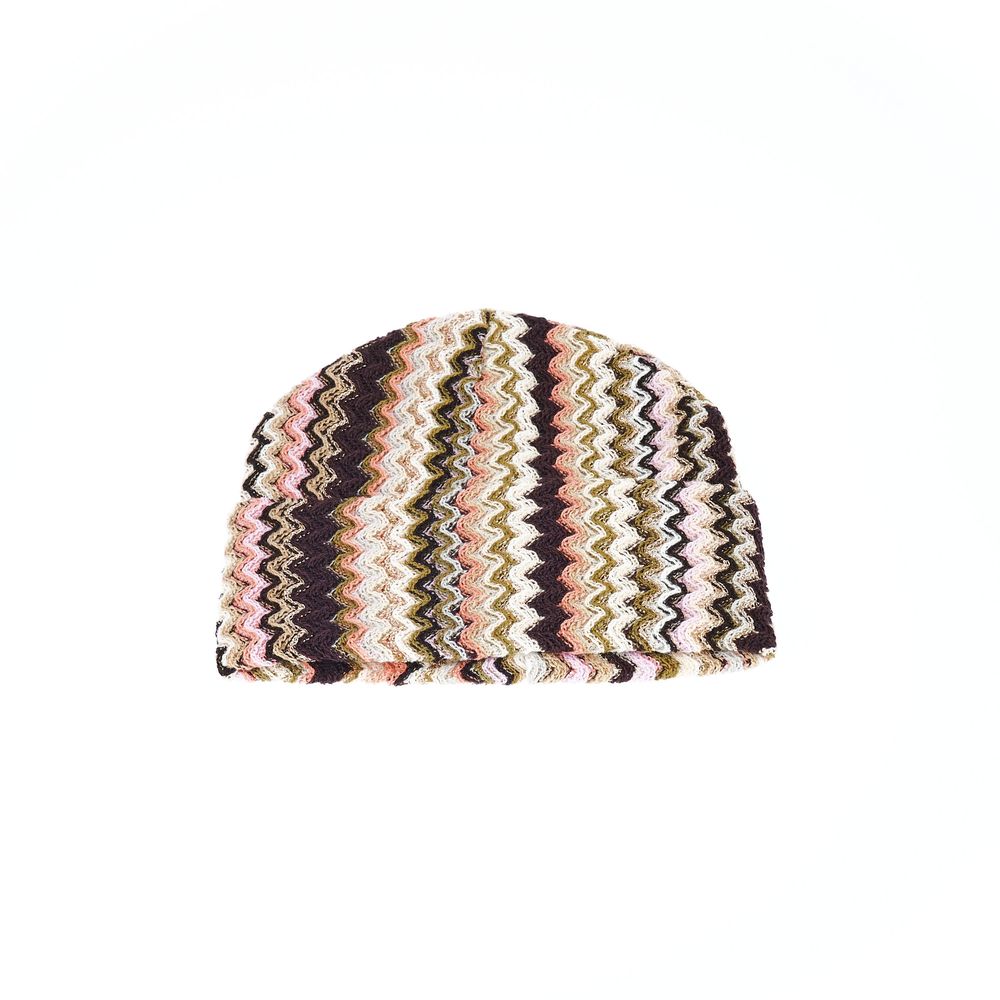 Chapeau femme en laine multicolore Missoni