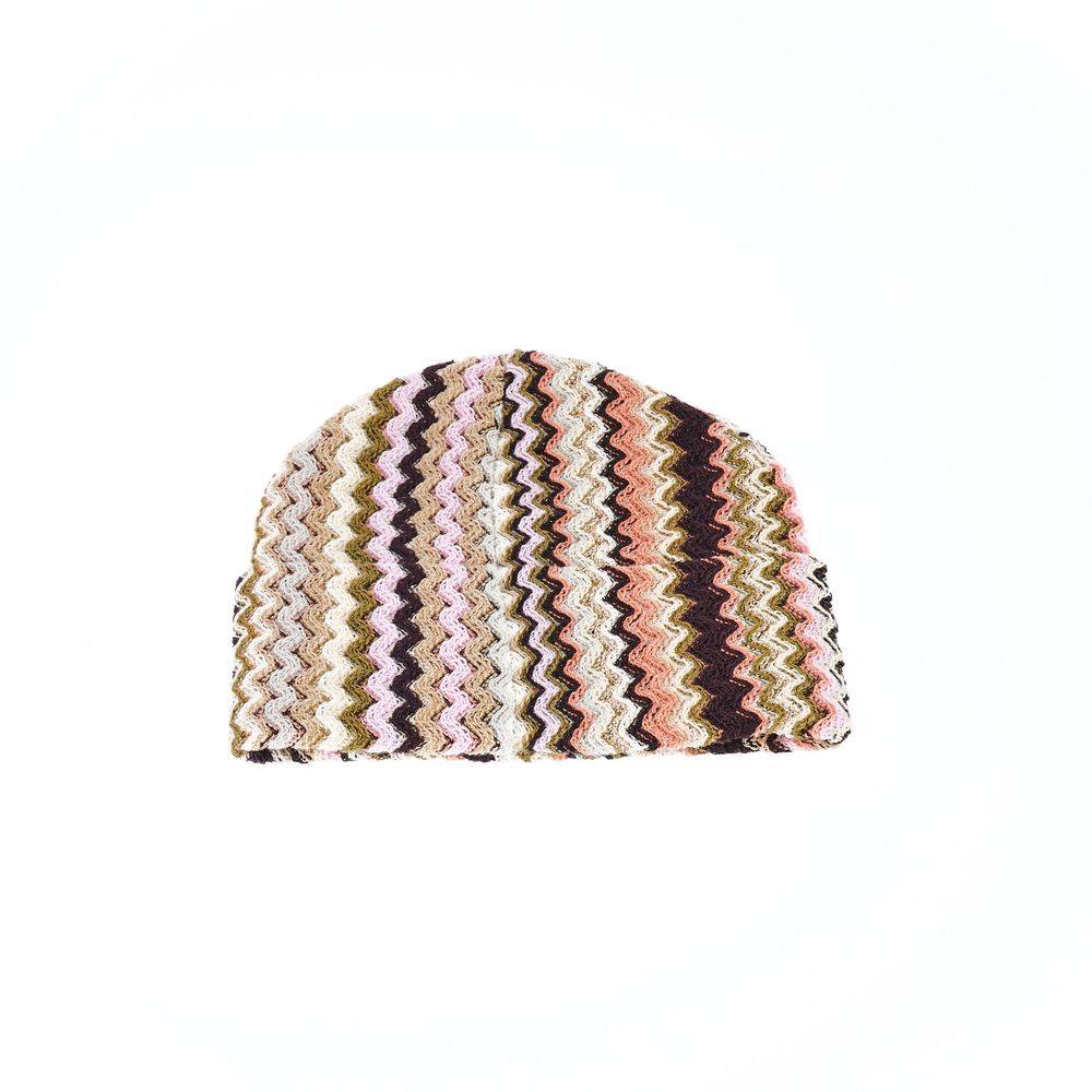 Chapeau femme en laine multicolore Missoni