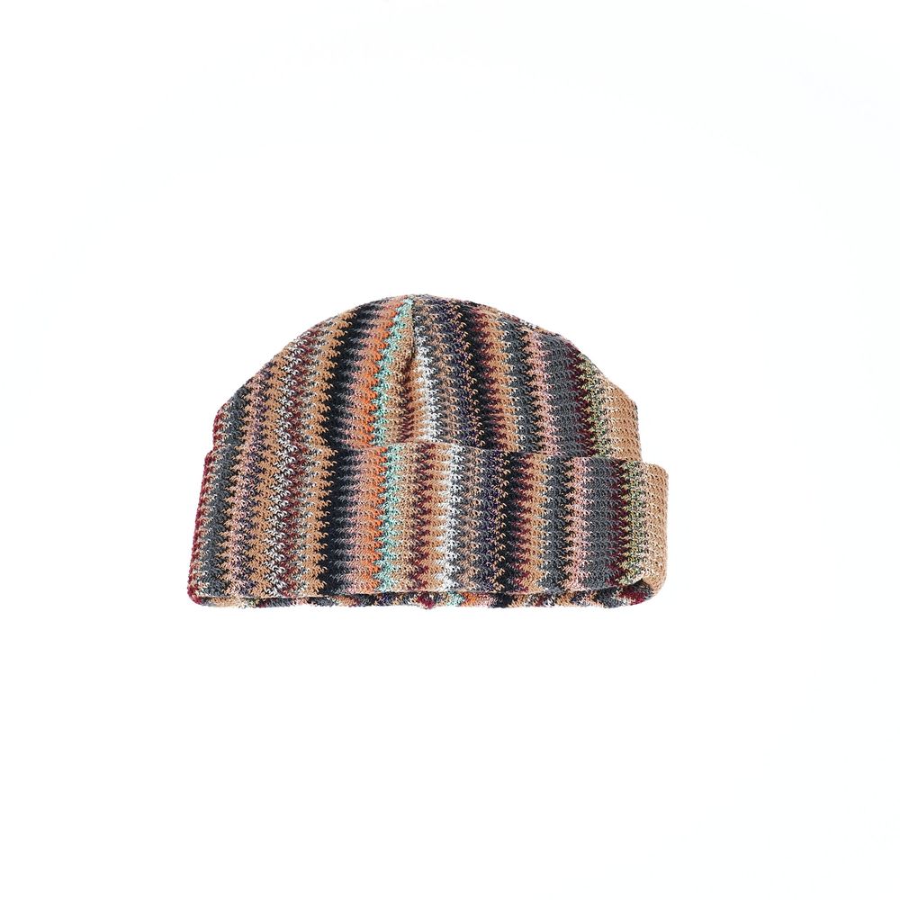 Chapeau femme en laine multicolore Missoni