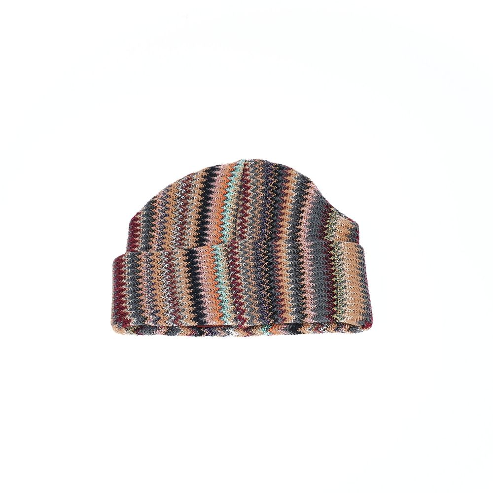 Chapeau femme en laine multicolore Missoni