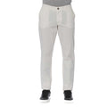 Pantalon homme Trussardi Jeans en coton blanc