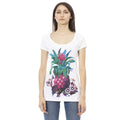 Haut en coton blanc Just Cavalli pour femme