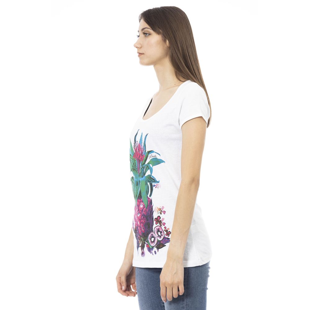 Haut en coton blanc Just Cavalli pour femme