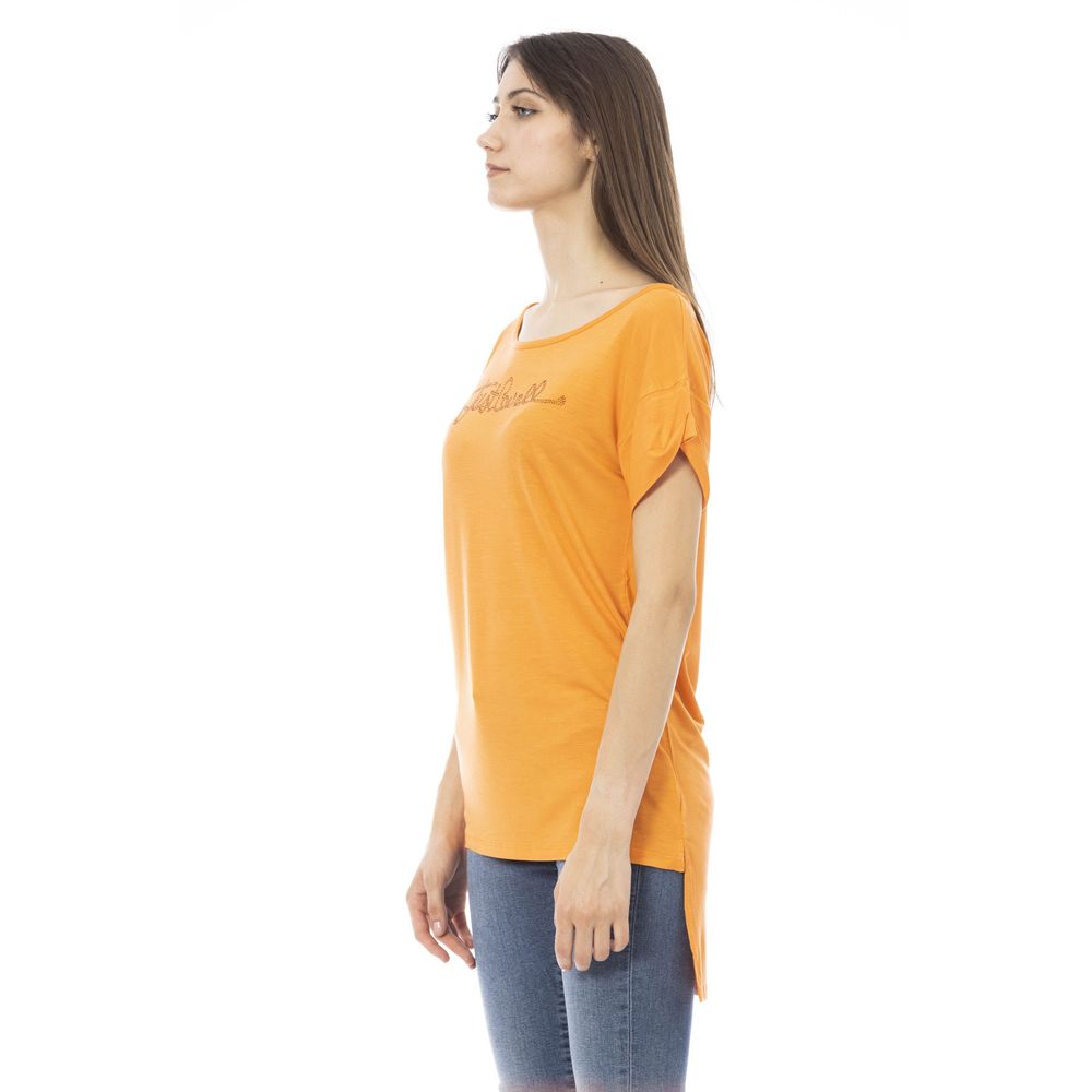 Haut femme en coton orange Just Cavalli