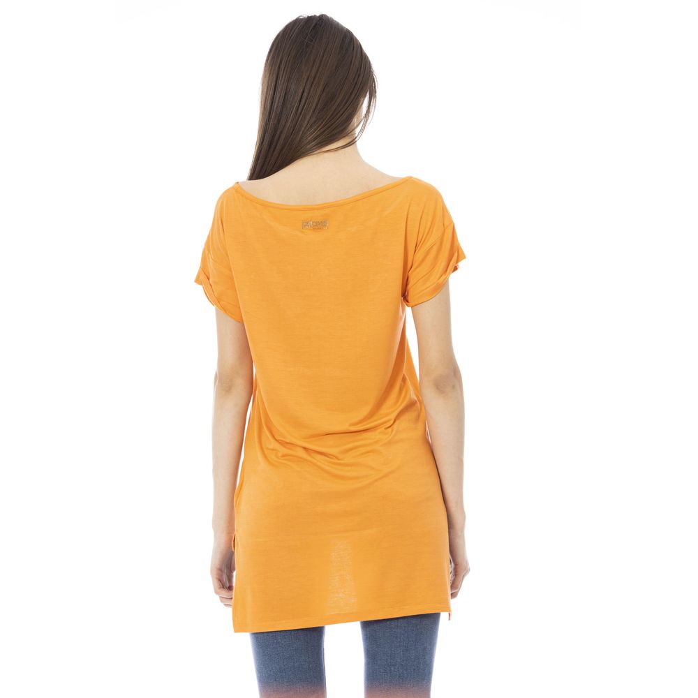 Haut femme en coton orange Just Cavalli