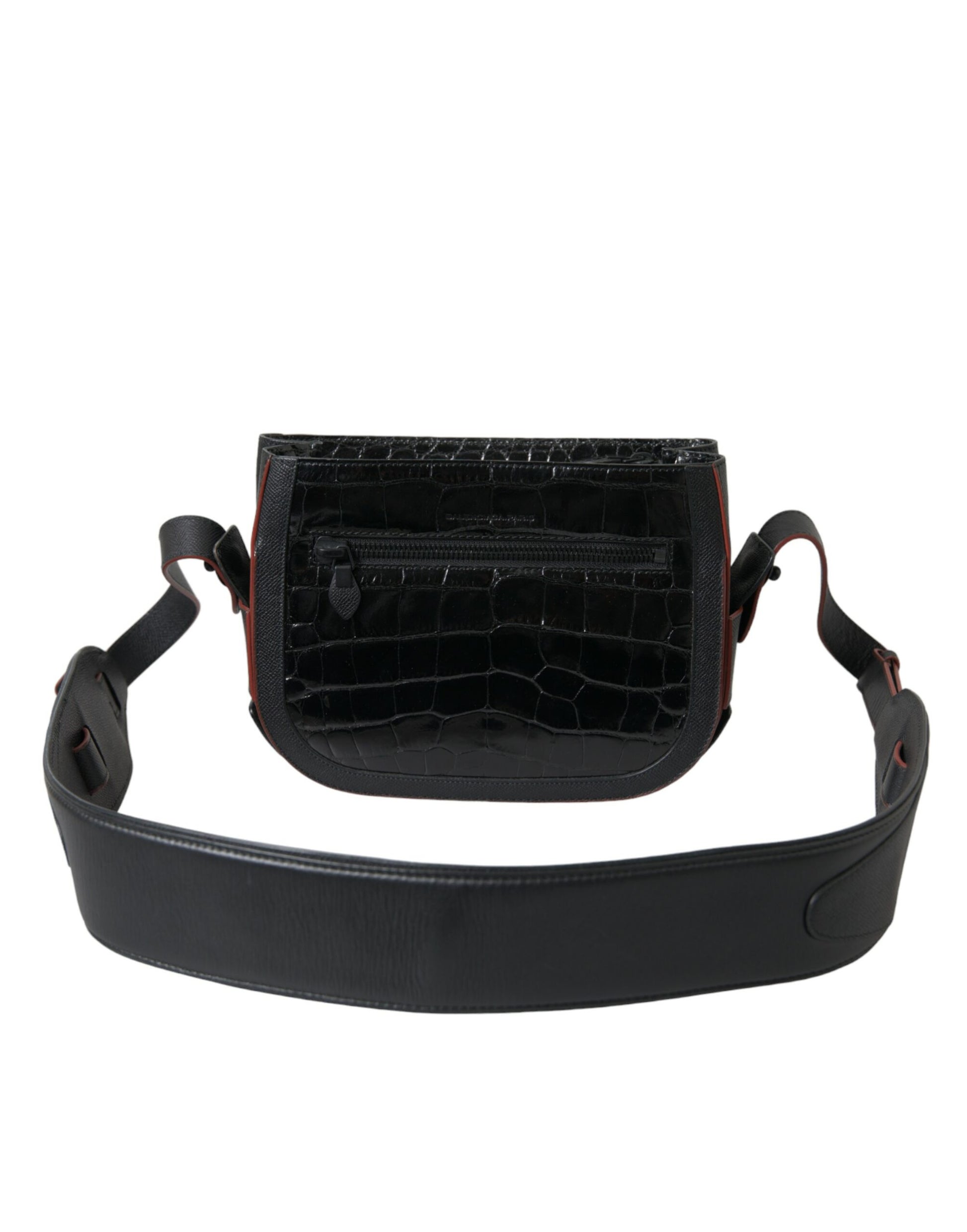 Sac bandoulière en cuir exotique noir Balenciaga