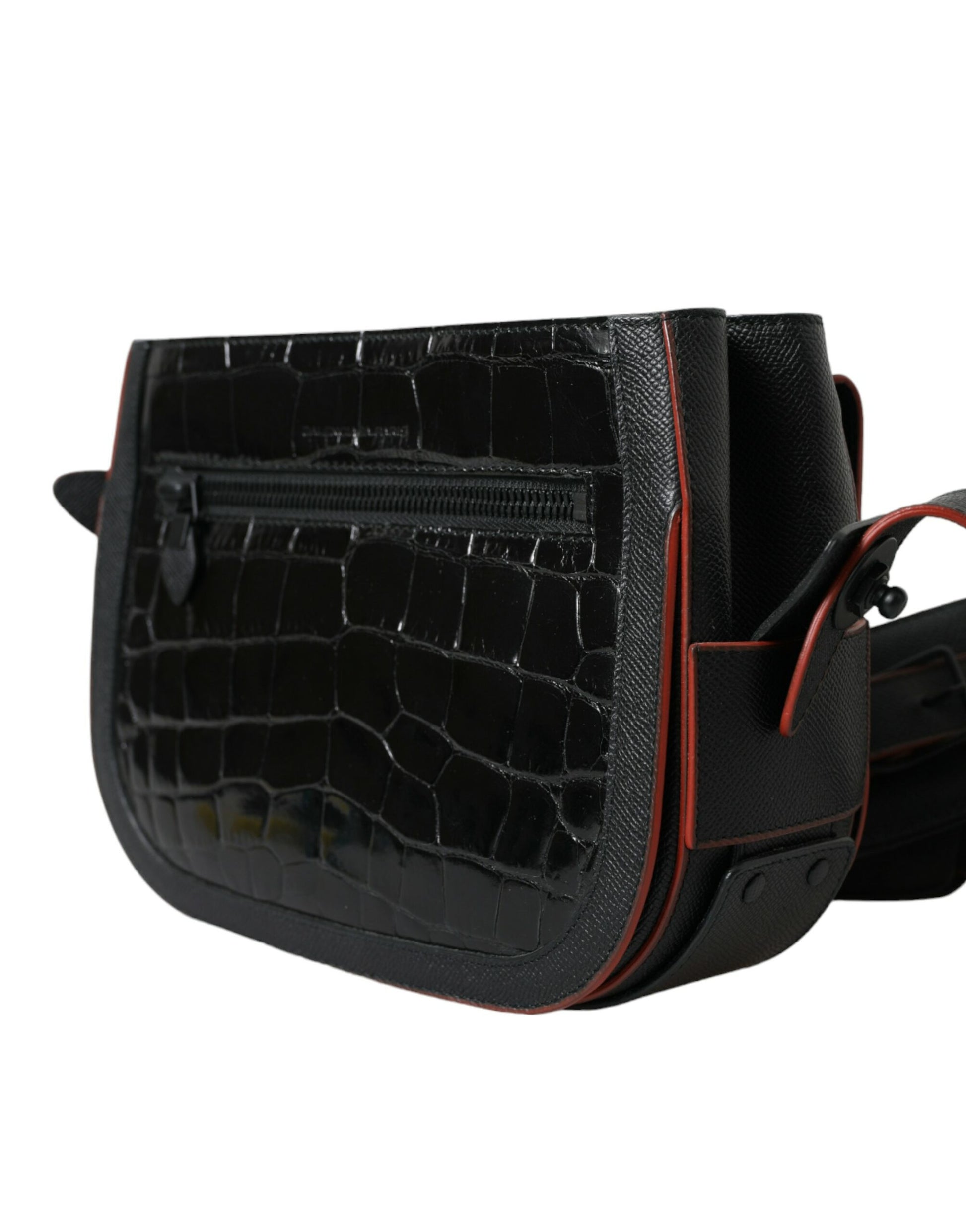 Sac bandoulière en cuir exotique noir Balenciaga