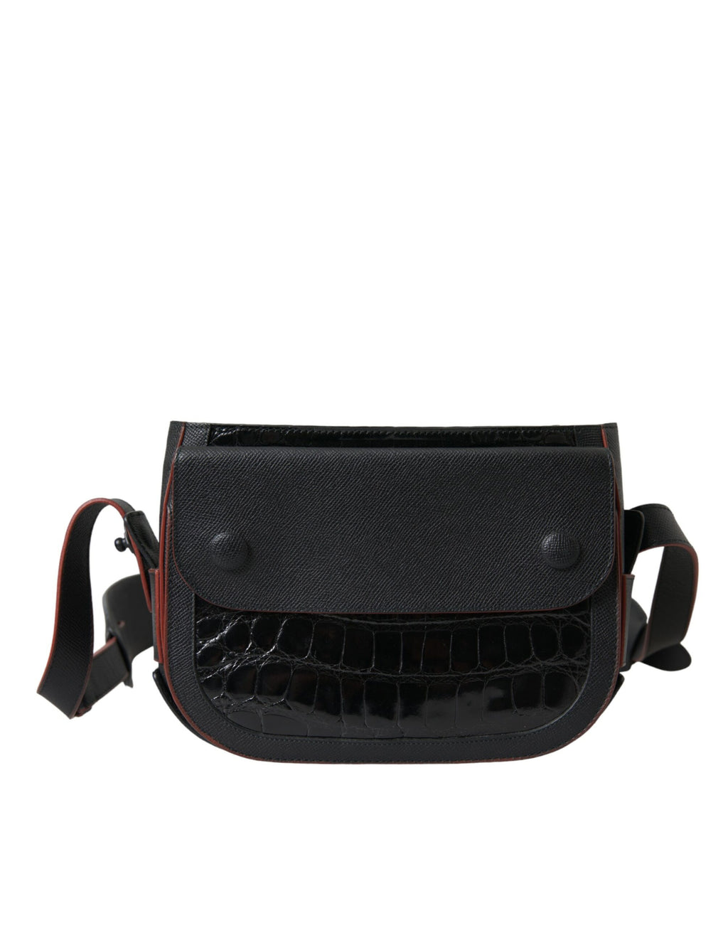 Sac bandoulière en cuir exotique noir Balenciaga