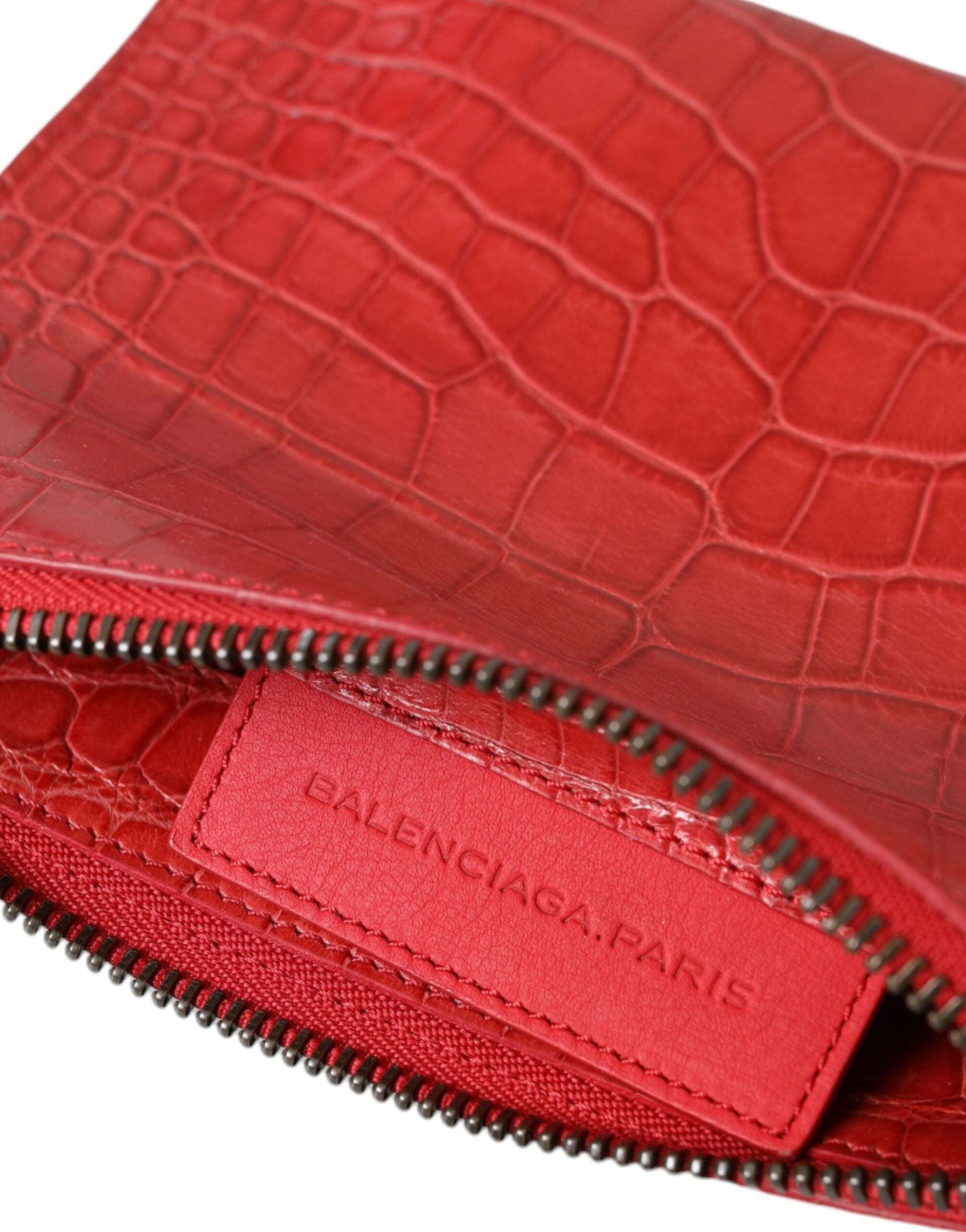 Sac à main classique en cuir exotique rouge Balenciaga
