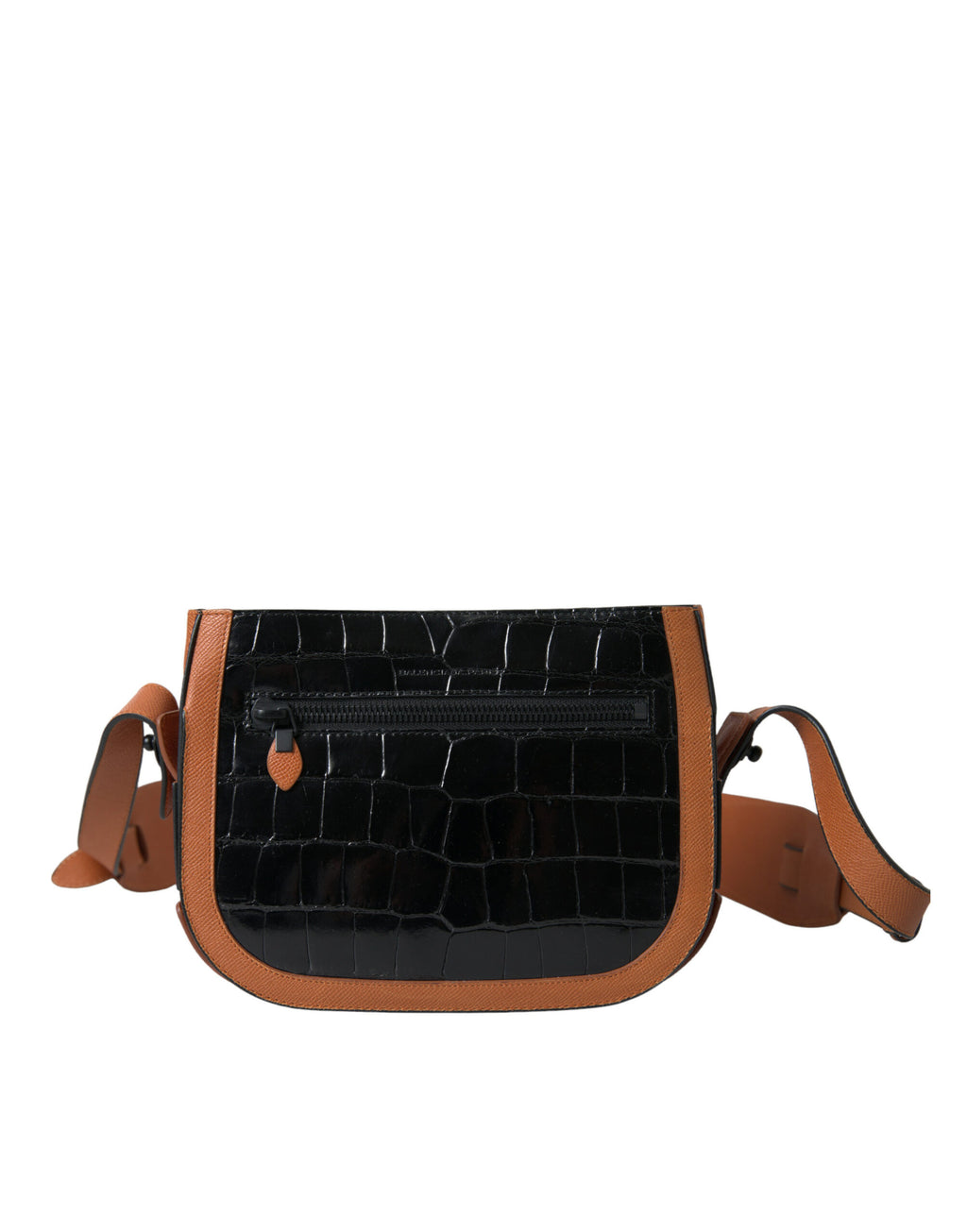 Sac à main Balenciaga en cuir exotique noir et marron