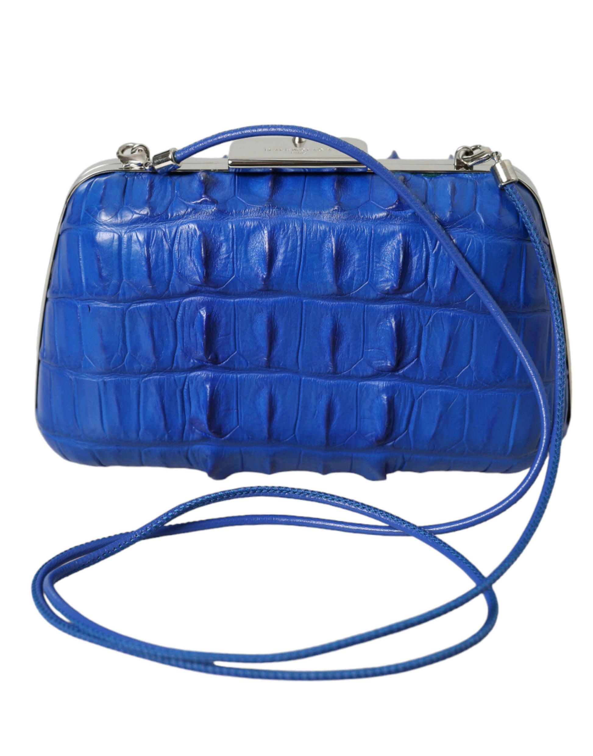 Pochette à bandoulière en cuir exotique bleu Balenciaga