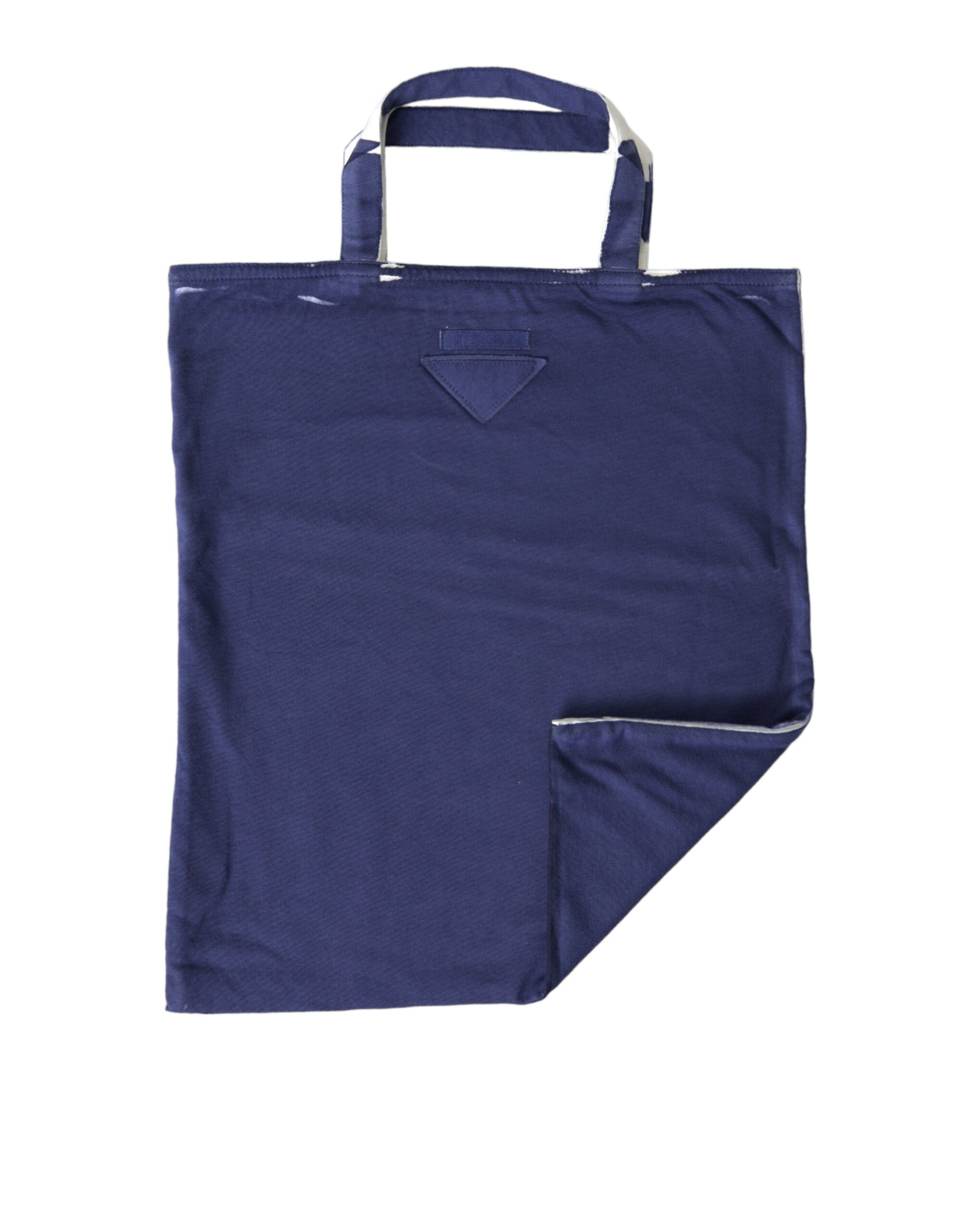 Sac fourre-tout Prada en jersey bleu avec logo