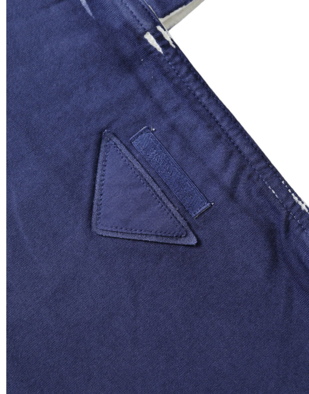Sac fourre-tout Prada en jersey bleu avec logo