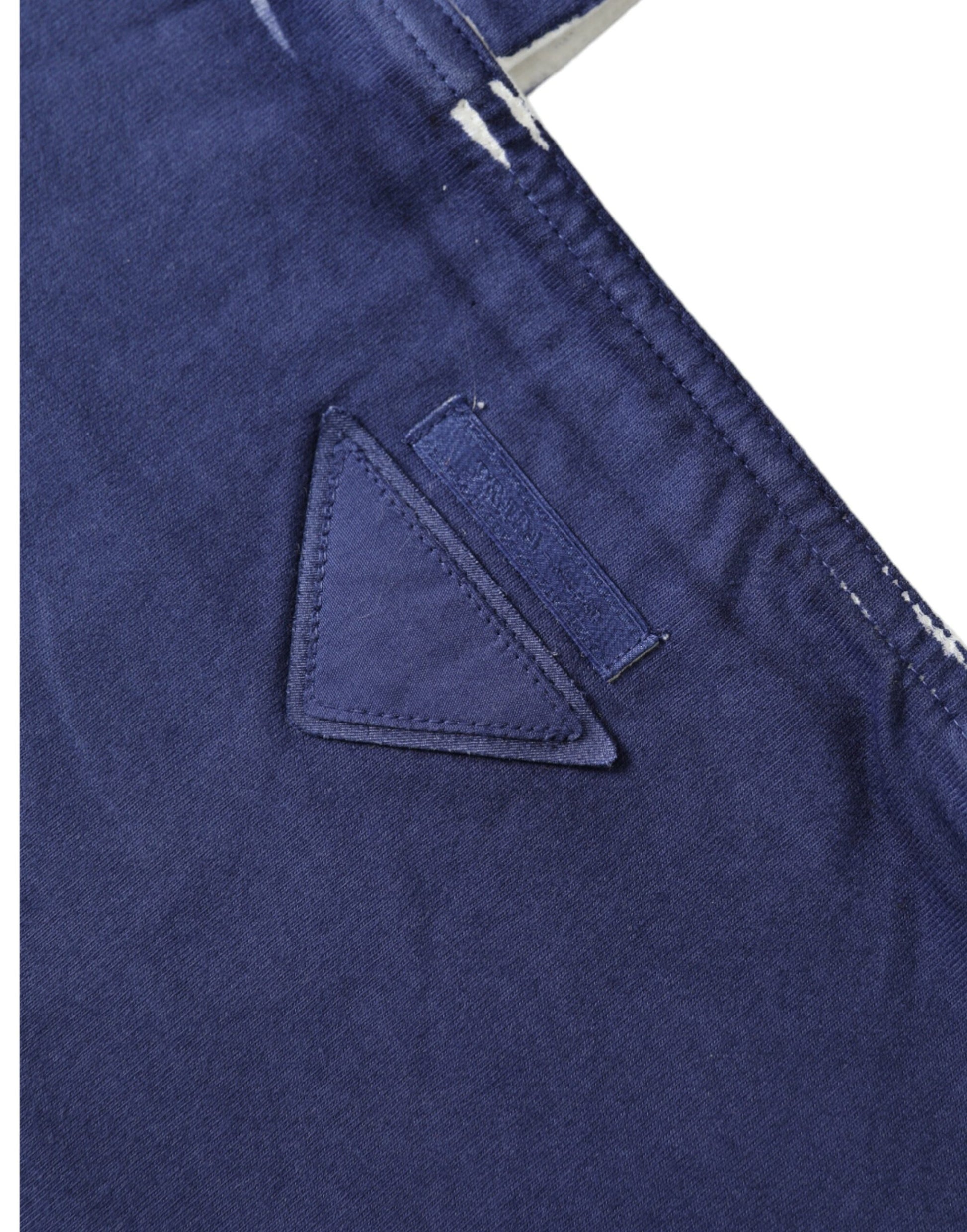 Sac fourre-tout Prada en jersey bleu avec logo