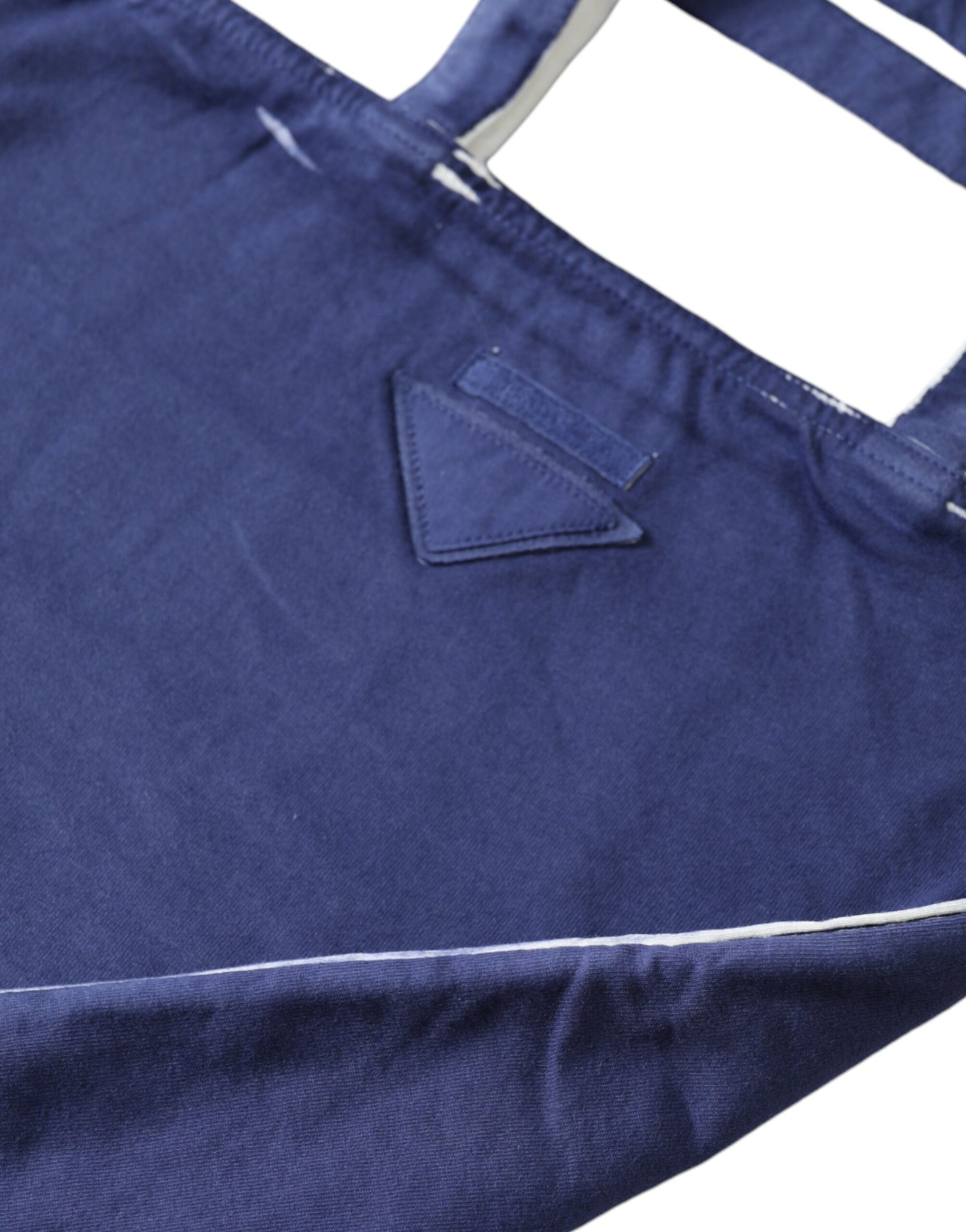 Sac fourre-tout Prada en jersey bleu avec logo