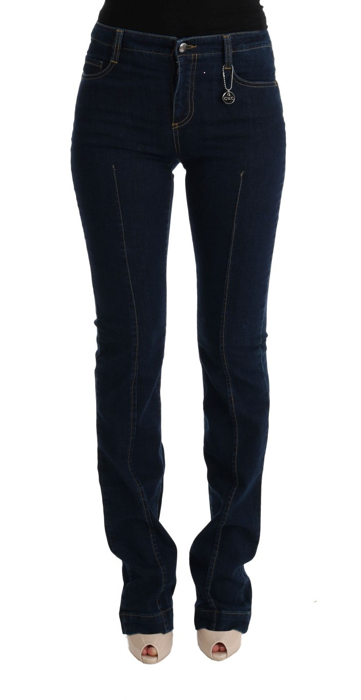 Jean évasé bootcut en coton bleu Costume National