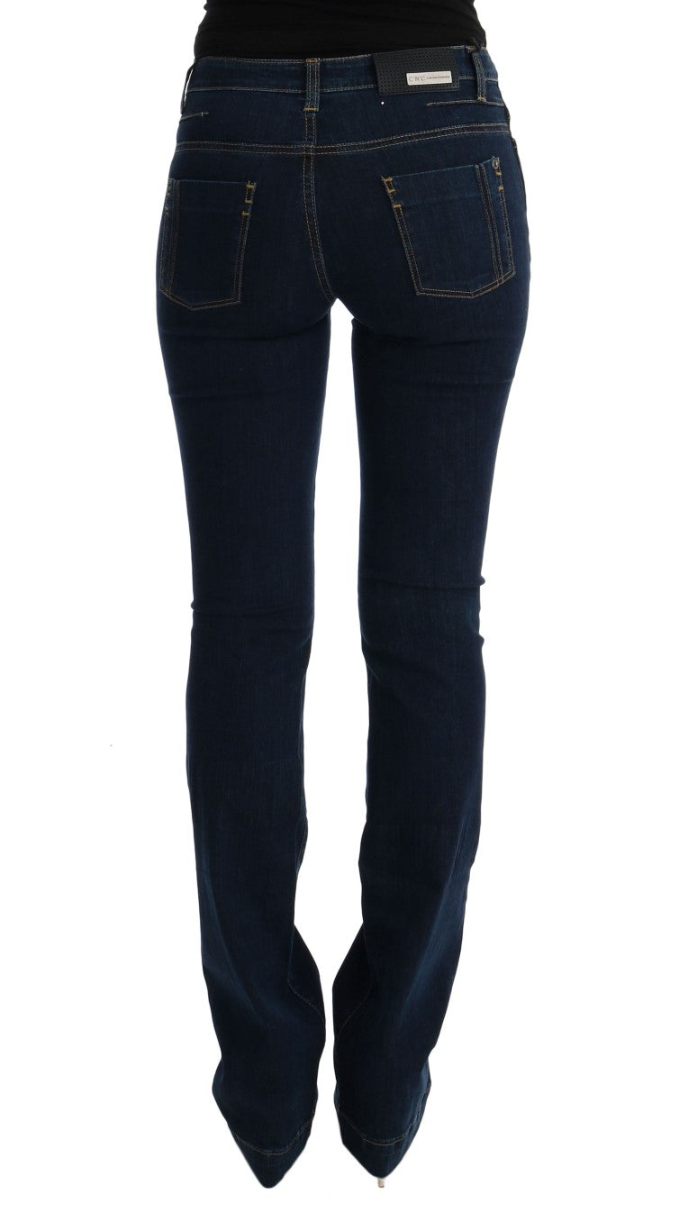 Jean évasé bootcut en coton bleu Costume National