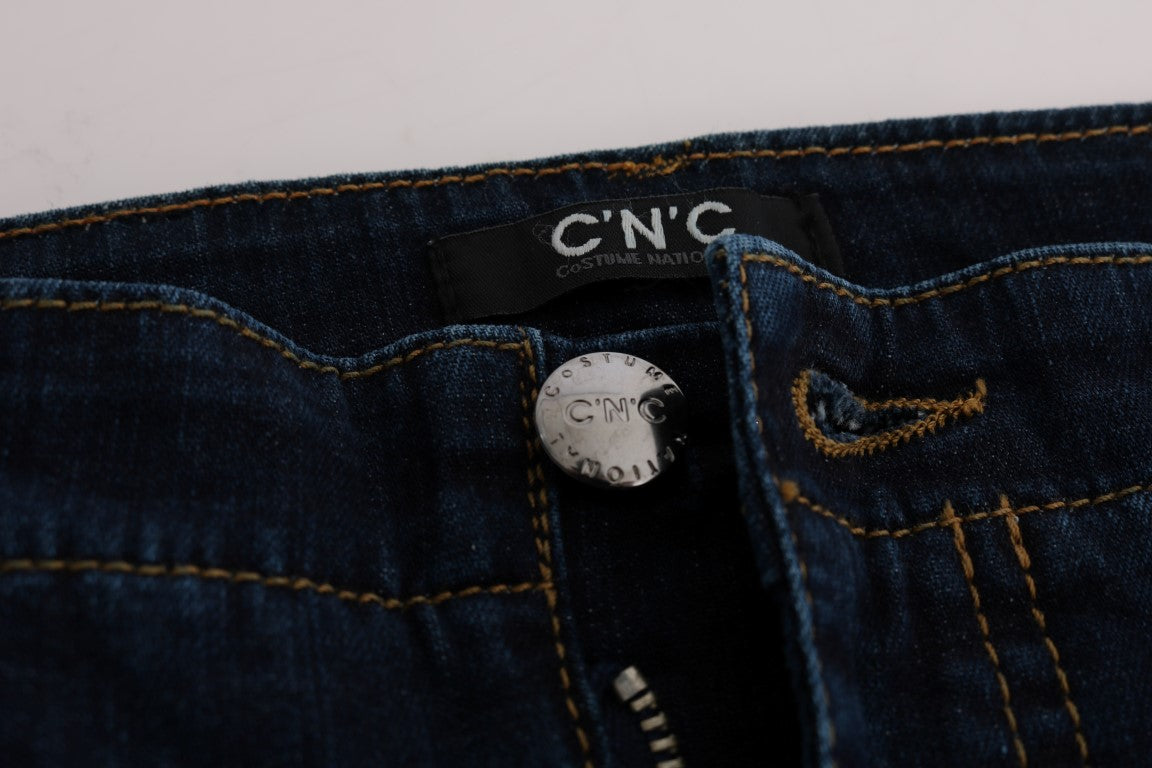 Jean évasé bootcut en coton bleu Costume National