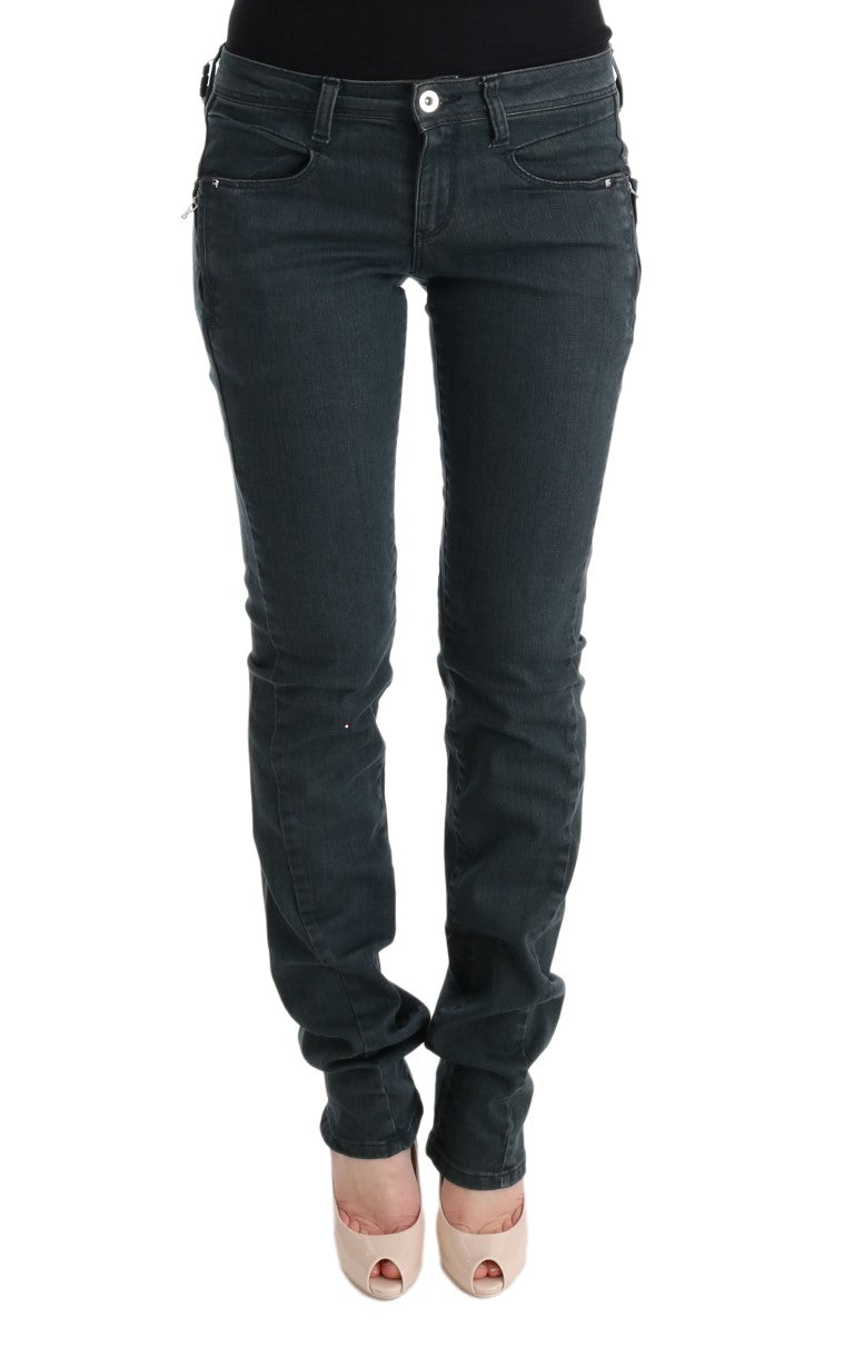 Jean super slim en coton gris Costume National