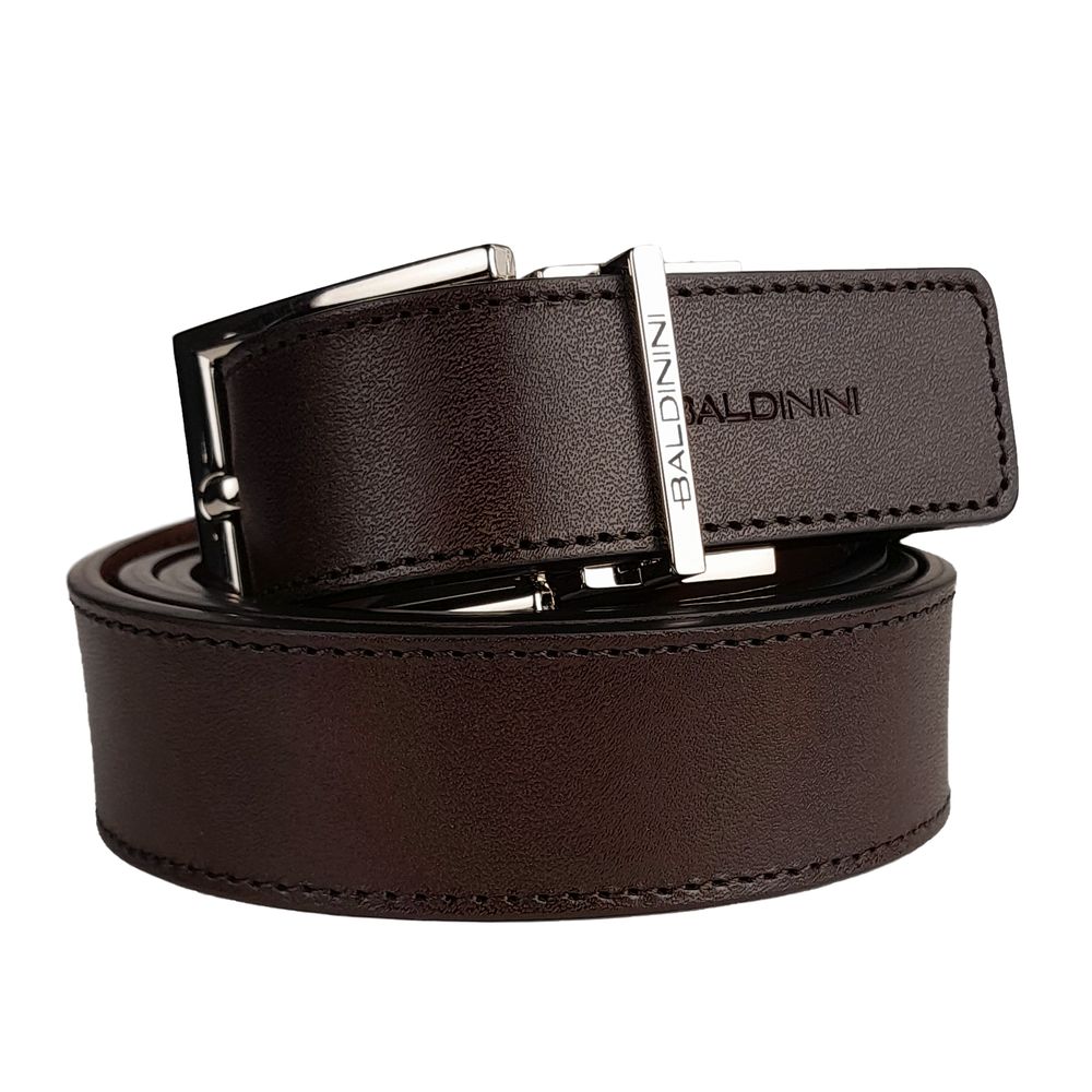Ceinture homme Baldinini Trend en cuir de veau marron